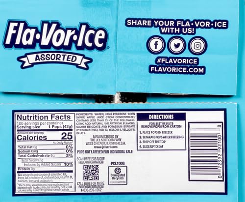 Fla-Vor-Ice Popsicle Variety Pack