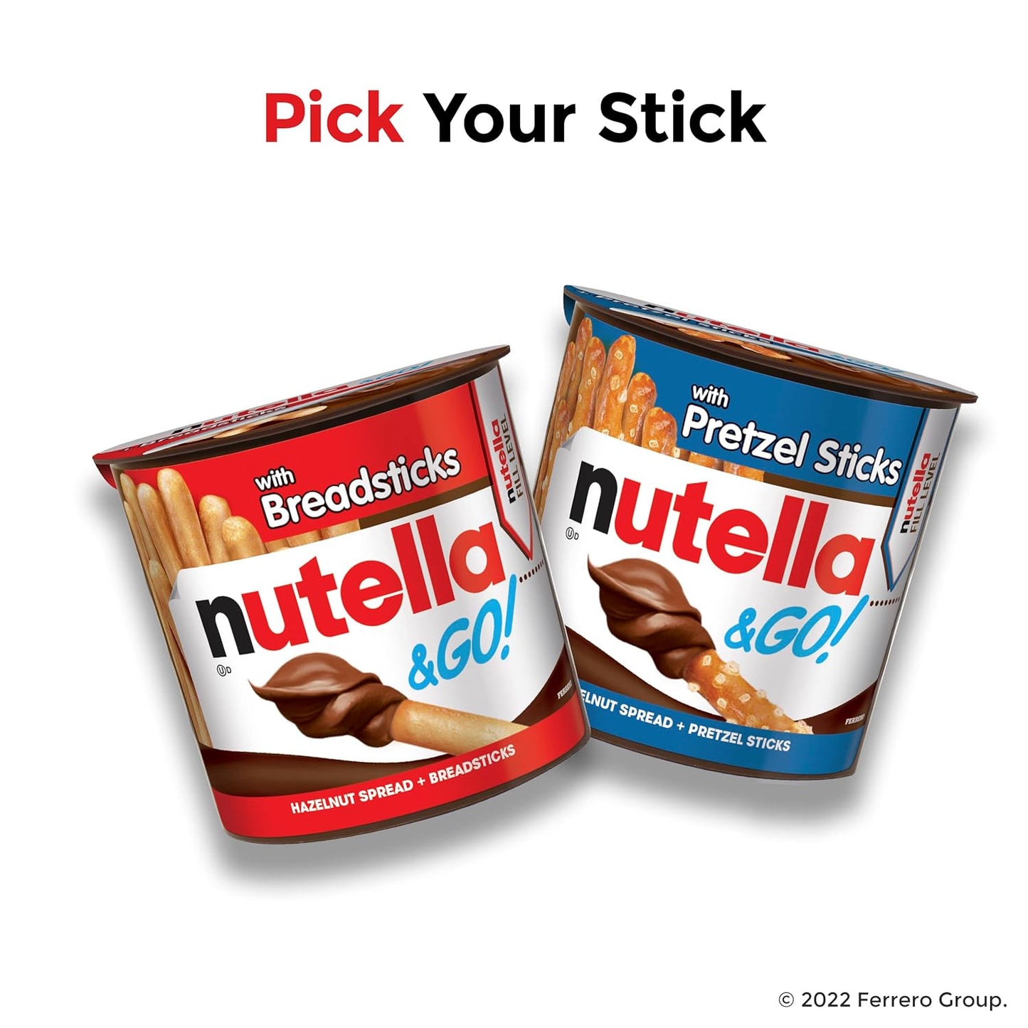 Nutella & GO! Bulk 12 Pack, Hazelnut and Cocoa Spread with Breadsticks